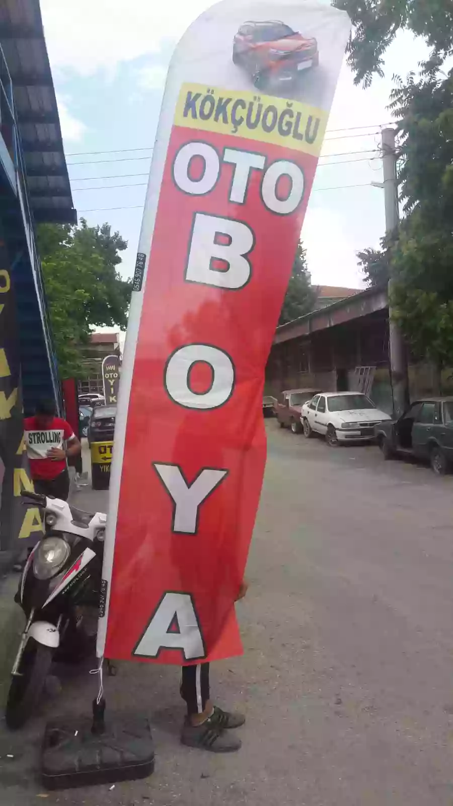 Oto Boyacı Yelken Bayrağı-4